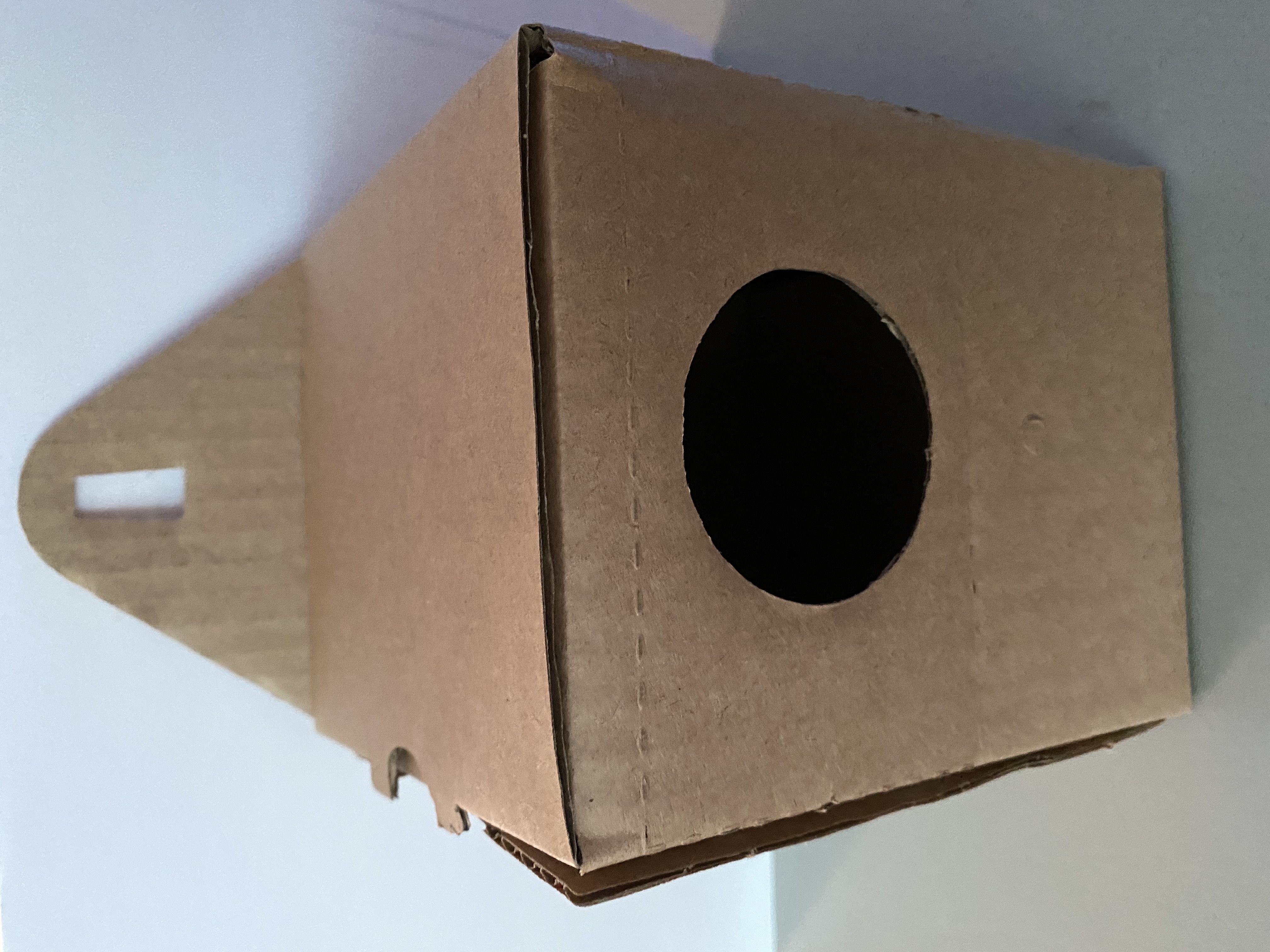 Cardboard Nest box 2